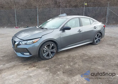 2021 Nissan Sentra Sr Xtronic Cvt z USA, uszkodzony, nr VIN 3N1AB8DV6MY260162